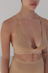 BASERANGE Bamboo Fiber Bamboo Cotton No Wire Wide-rim Bra Series Collection Soft Underwear France BAS-BRTR-BL-000-AURAL BRTR1